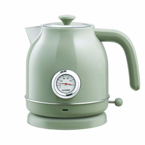 原價(jià) 259 現(xiàn)價(jià) 199 小米有品 圈廚 復(fù)古電熱水壺 食品可接觸材質(zhì) 1.7l大容量 一次燒水全家飲用 耐污易潔內(nèi)膽 復(fù)古綠 帶溫度表